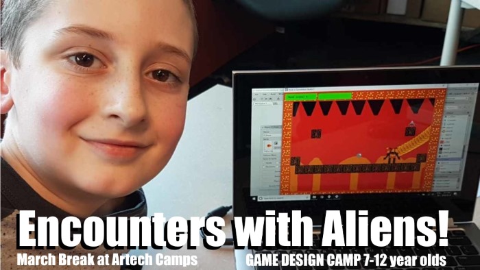 Encounters with Aliens - Game Design Camp - March Break